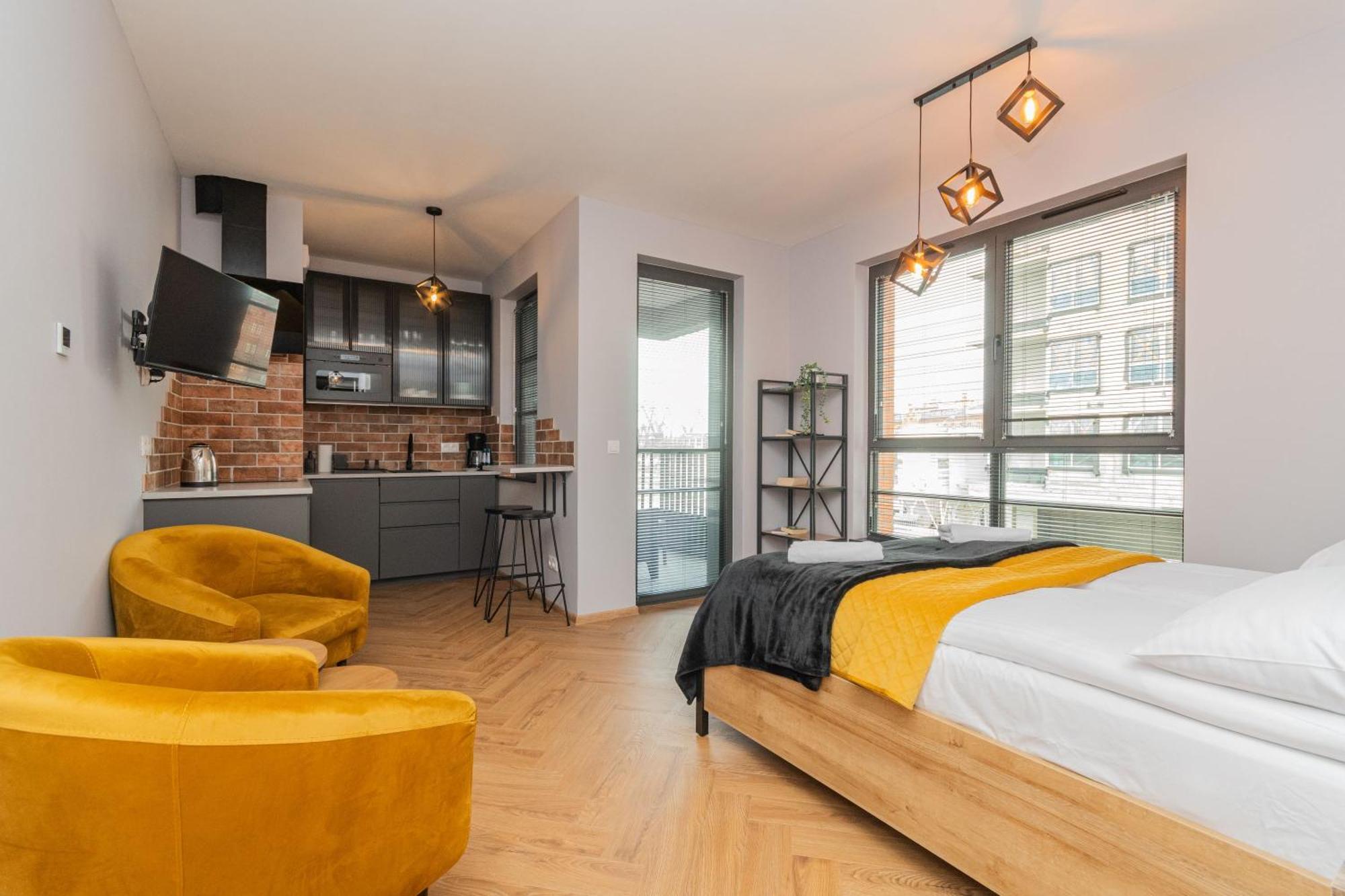 Grand Apartments - Doki Living & Foodhall Gdańsk Eksteriør bilde