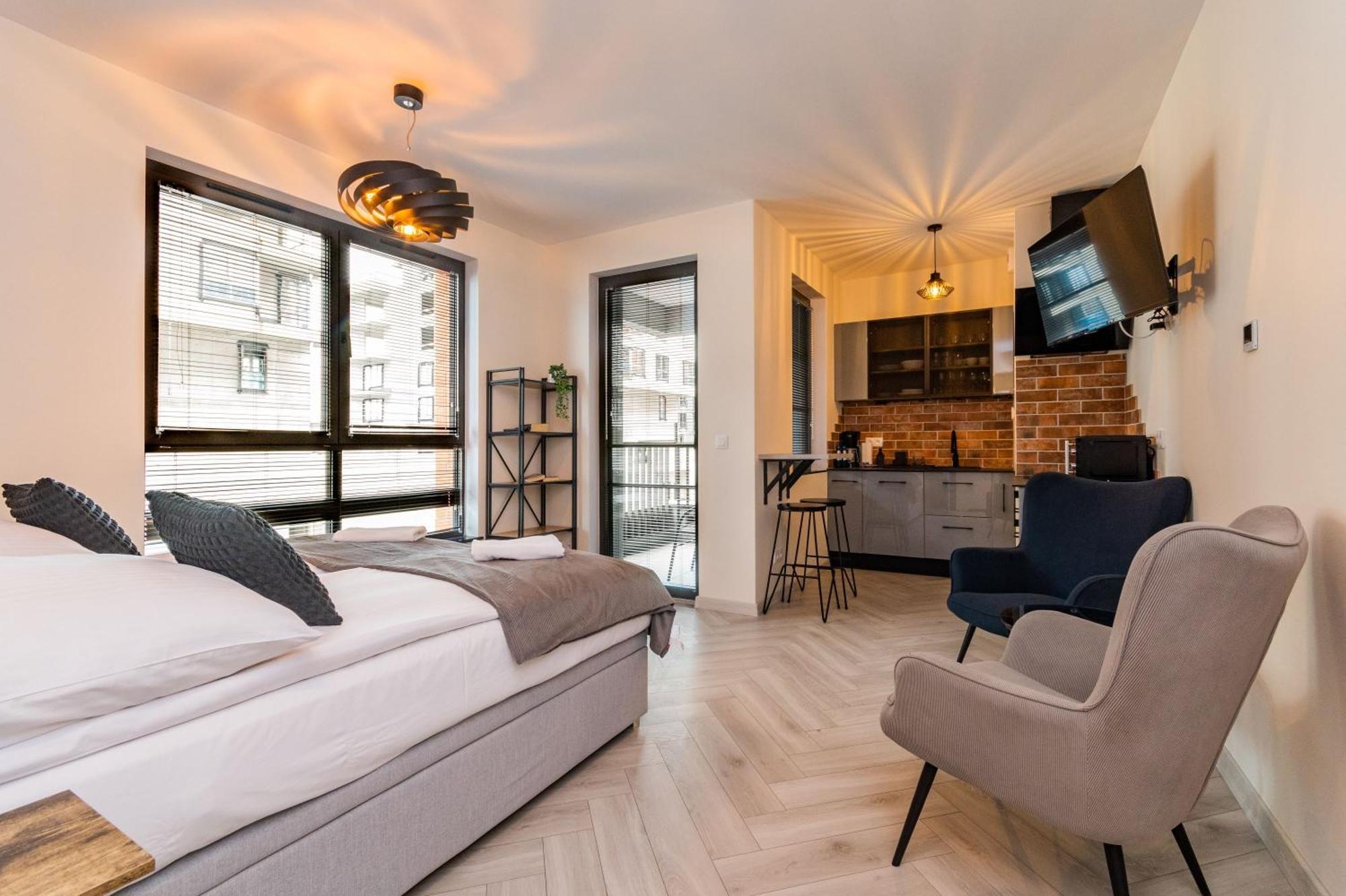 Grand Apartments - Doki Living & Foodhall Gdańsk Eksteriør bilde